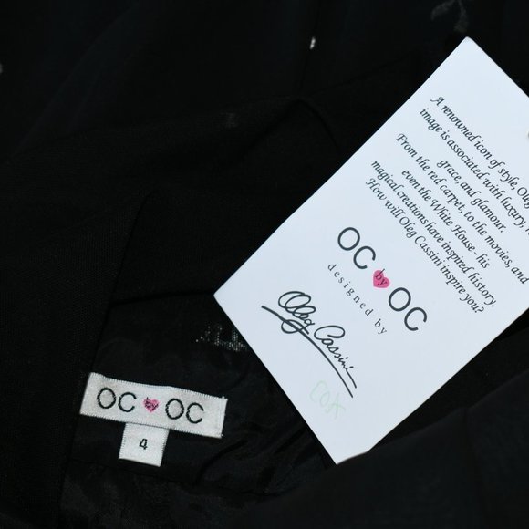 OLEG Cassini One Shoulder Dress - Picture 5 of 5